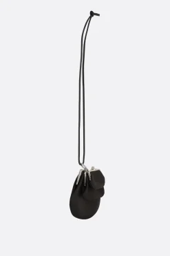 Borse A Tracolla>Y'S borsa Three-Strand in pelle liscia Nero