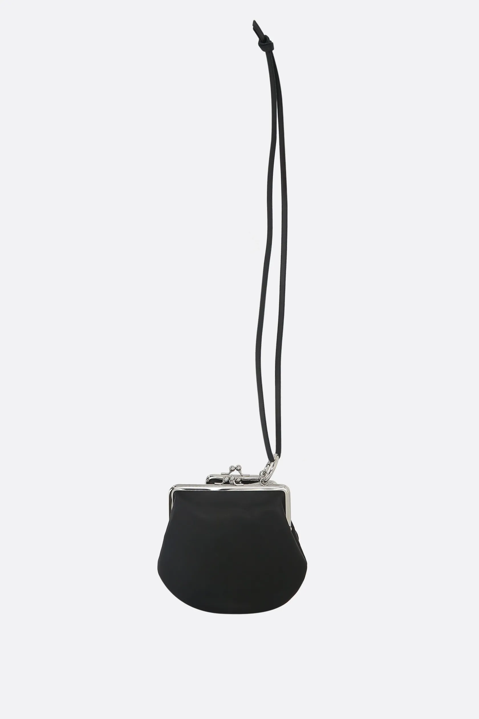 Borse A Tracolla>Y'S borsa Three-Strand in pelle liscia Nero