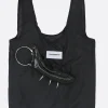 Borse A Mano>MELITTA BAUMEISTER borsa tote Banana in vinile e nylon Nero