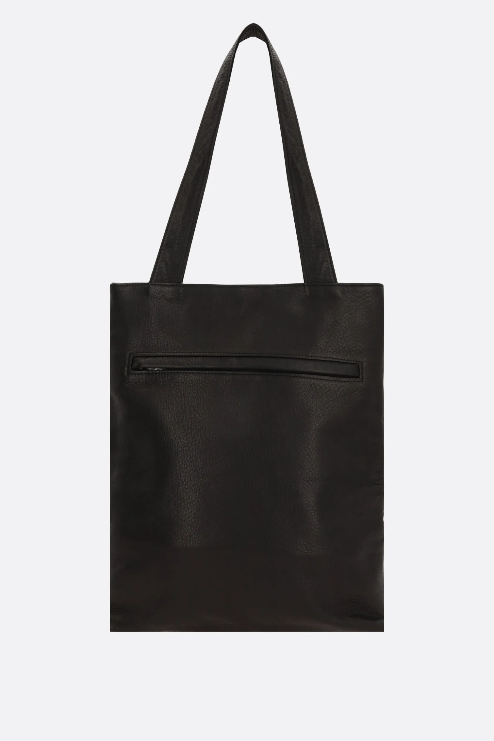 Borse A Mano>DISCORD YOHJI YAMAMOTO borsa tote Clasp small in pelle martellata Nero