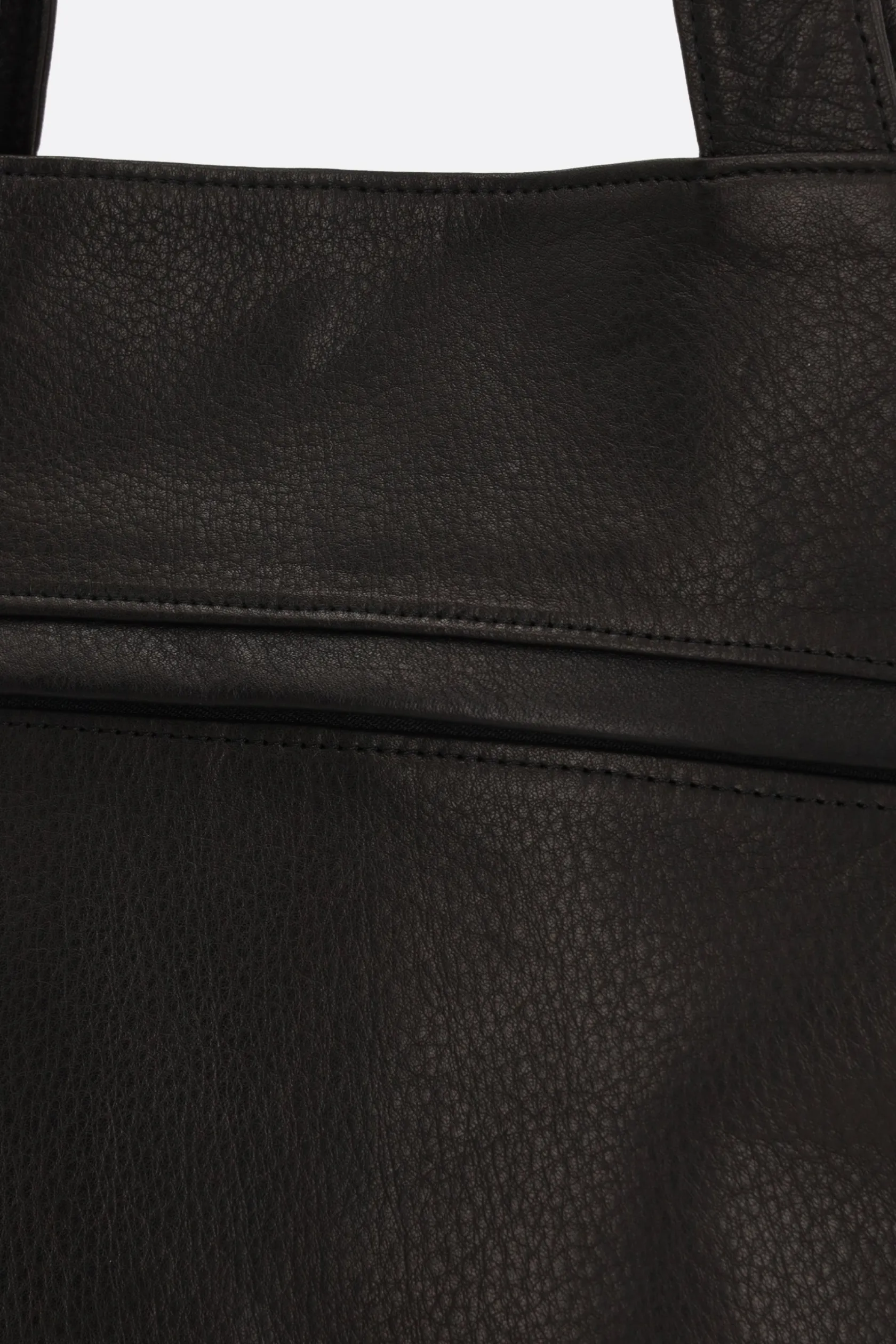 Borse A Mano>DISCORD YOHJI YAMAMOTO borsa tote Clasp small in pelle martellata Nero