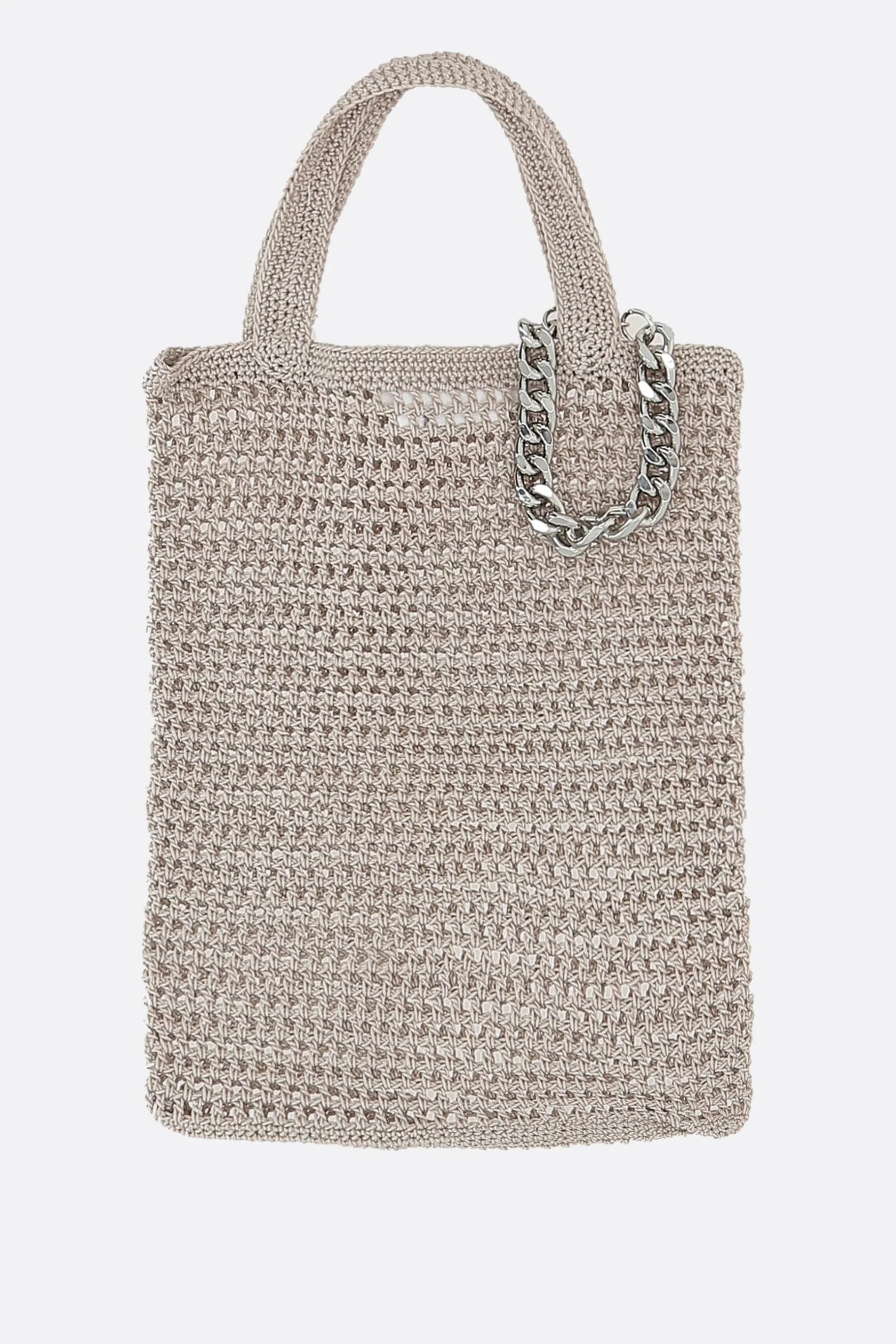 Borse A Mano>NICCOLÒ PASQUALETTI borsa tote Coya in macramé Neutro