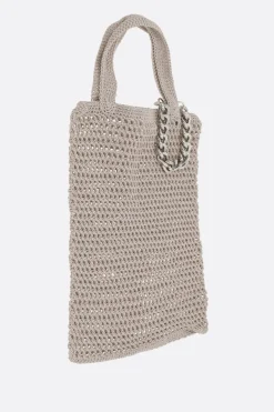 Borse A Mano>NICCOLÒ PASQUALETTI borsa tote Coya in macramé Neutro