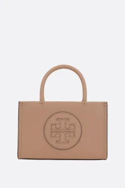 Borse A Mano>TORY BURCH borsa tote Ella Bio mini in ecopelle Neutro