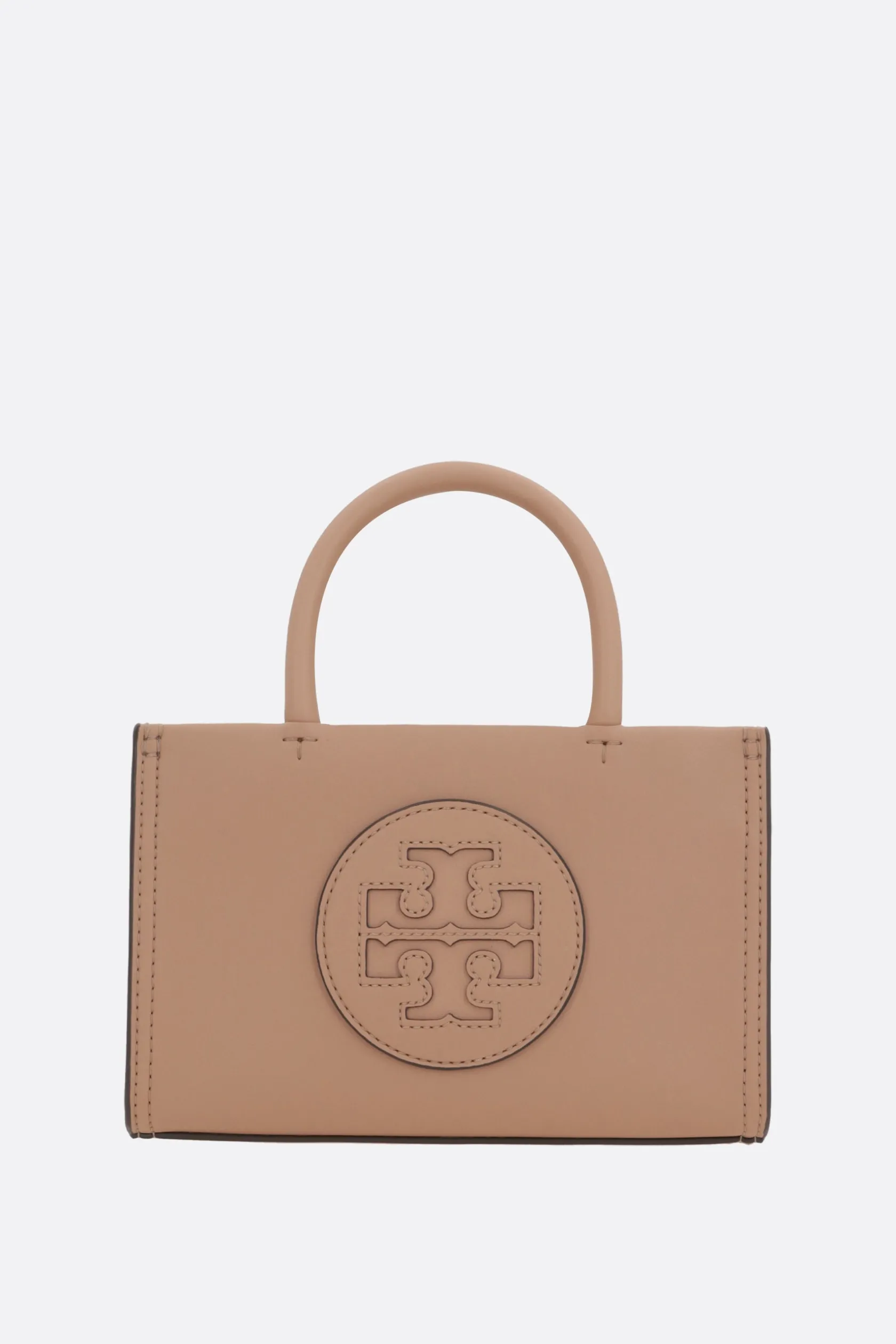Borse A Mano>TORY BURCH borsa tote Ella Bio mini in ecopelle Neutro