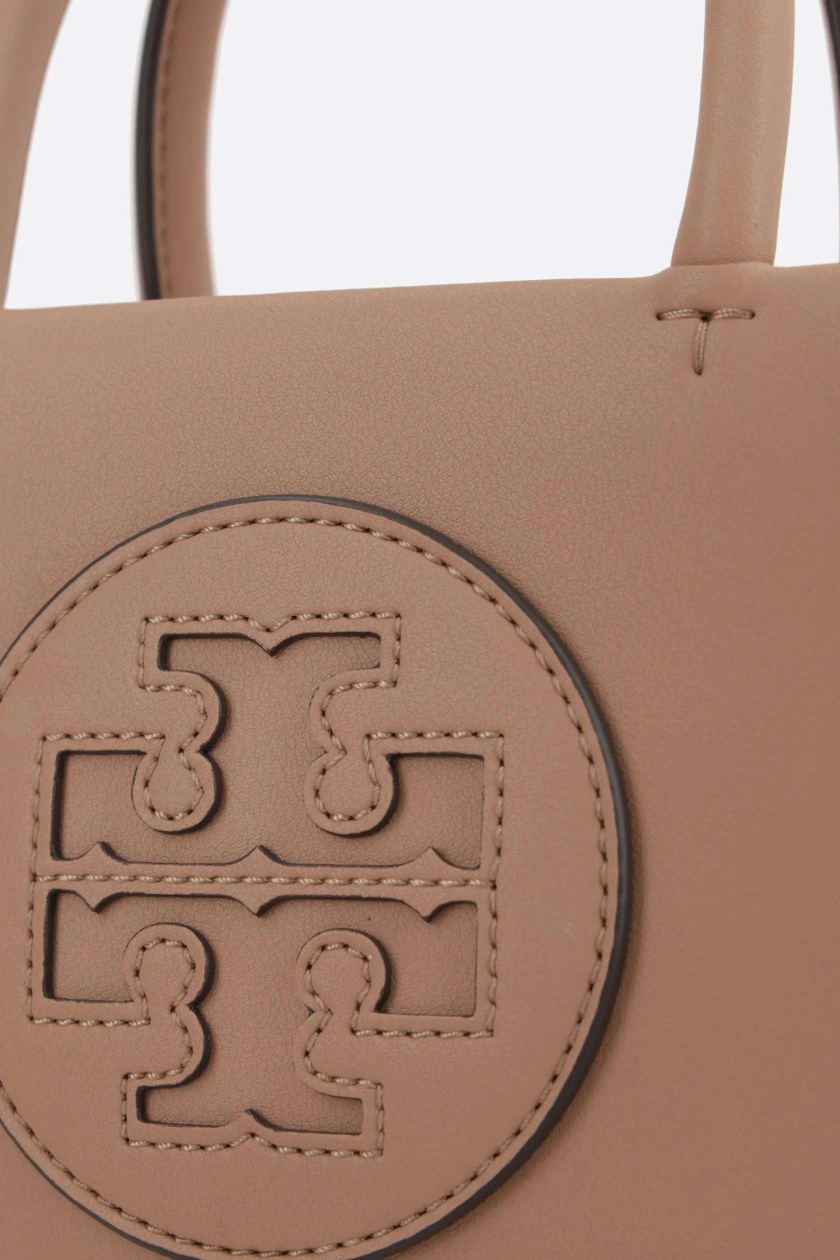 Borse A Mano>TORY BURCH borsa tote Ella Bio mini in ecopelle Neutro