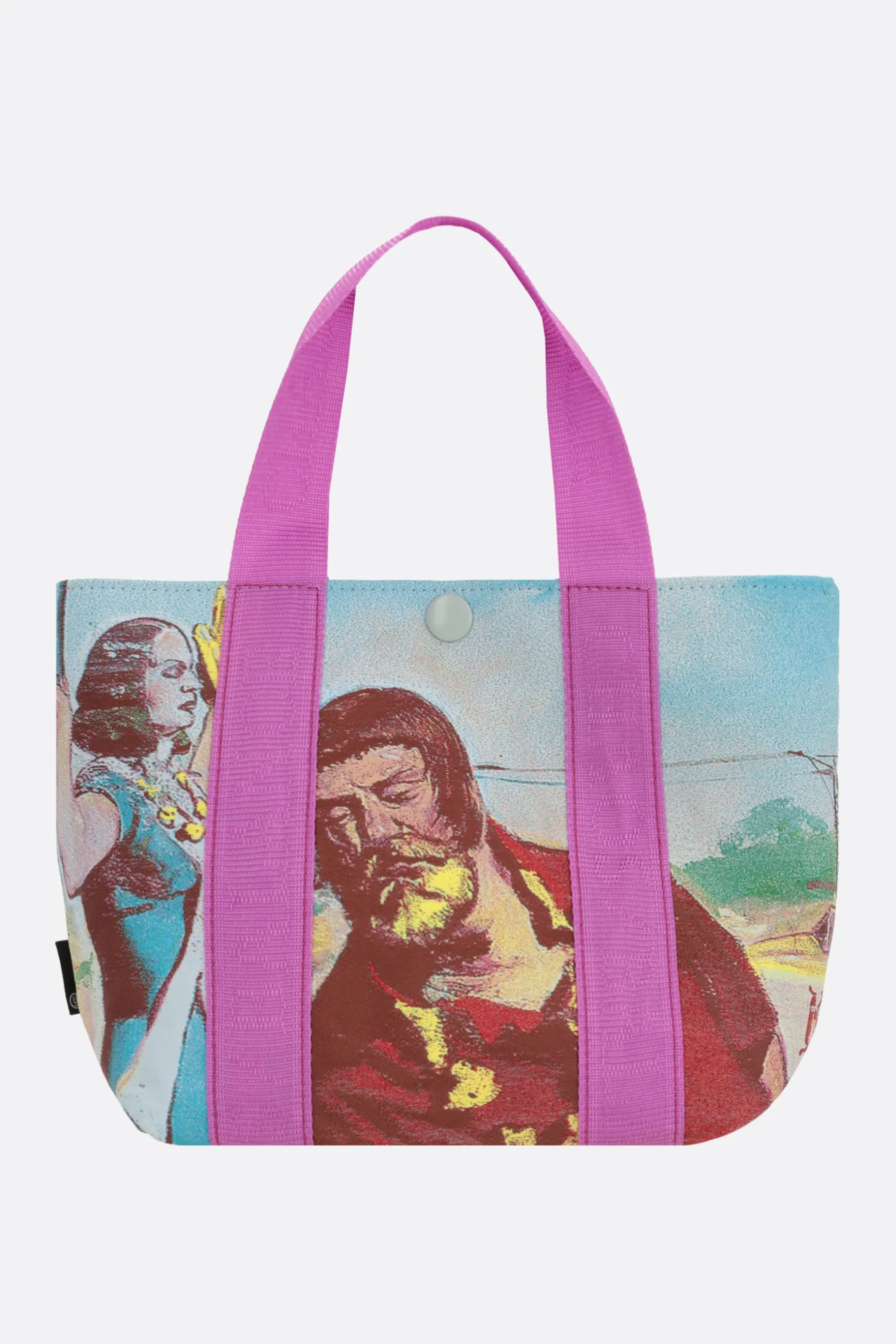 Borse A Mano>UNDERCOVER borsa tote in nylon stampa grafica Multicolor