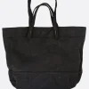 Borse A Mano>YOHJI YAMAMOTO borsa tote in pelle martellata Nero
