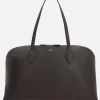 Borse A Mano>TOTEME borsa tote in pelle martellata Marrone