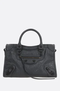 Borse A Mano>BALENCIAGA borsa tote Le City small in pelle Arena Storico Grigio