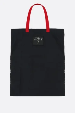 Borse A Mano>PLAN C borsa tote Pili & Bianca in nylon Nero