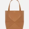 Borse A Mano>LOEWE borsa tote Puzzle Fold mini in pelle liscia Neutro