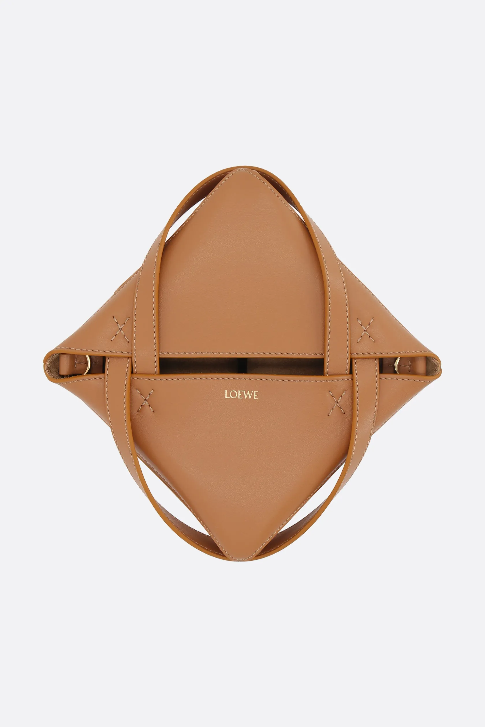 Borse A Mano>LOEWE borsa tote Puzzle Fold mini in pelle liscia Neutro
