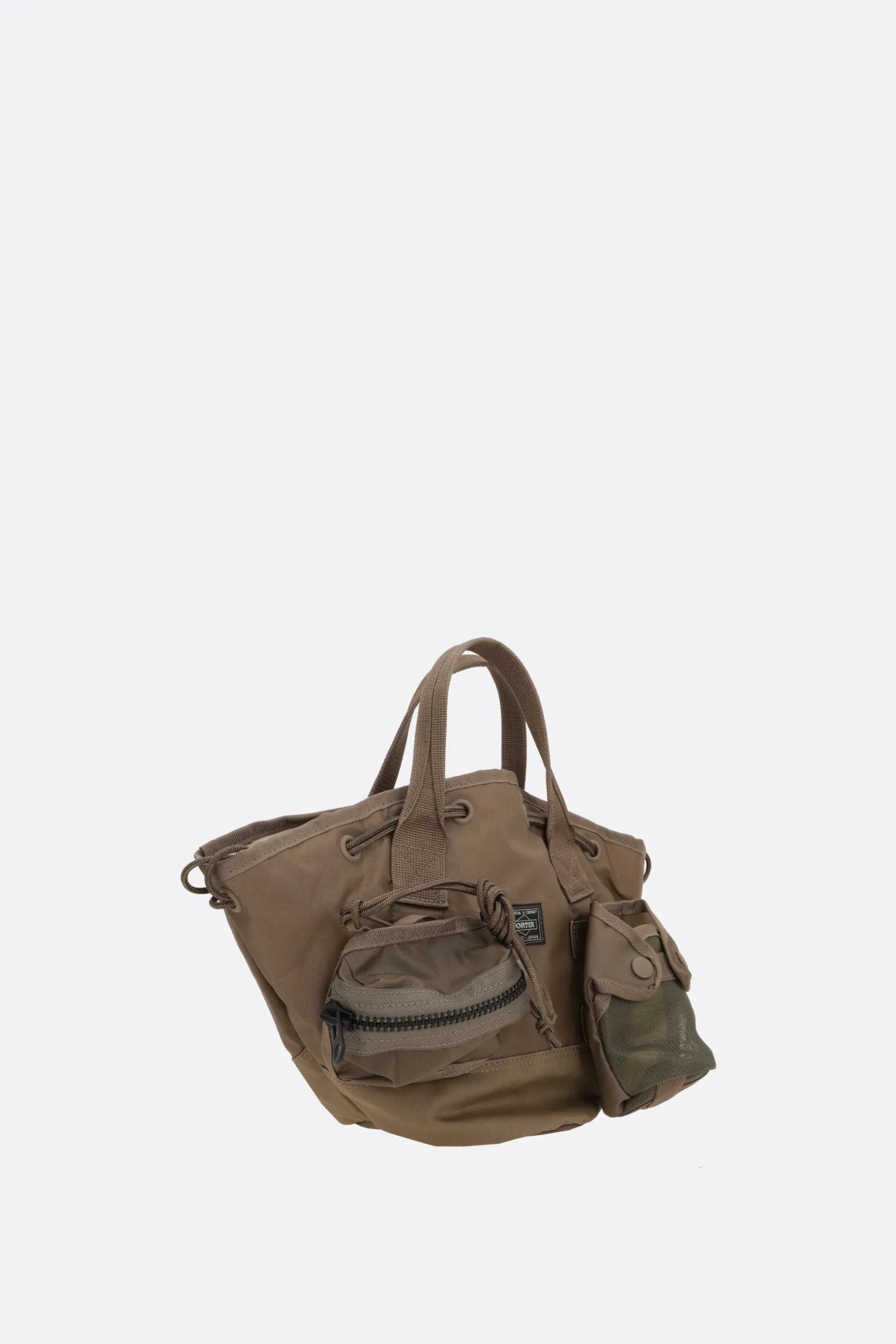 Borse A Mano>PORTER YOSHIDA & CO borsa tote Scarf in nylon Marrone