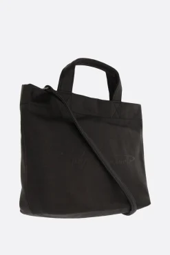 Borse A Mano>DISCORD YOHJI YAMAMOTO borsa tote Signature mini in pelle martellata Nero