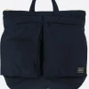 Borse A Mano>PORTER YOSHIDA & CO borsa tote Tanker Helmet in nylon Blu