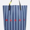Borse A Mano>MARNI borsa tote Tribeca in PVC Blu