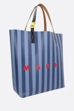 Borse A Mano>MARNI borsa tote Tribeca in PVC Blu