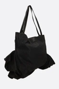 Borse A Mano>DISCORD YOHJI YAMAMOTO borsa tote Unevenness in pelle martellata Nero