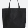 Borse A Mano>Y-3 borsa tote in pelle con pieghe Nero