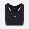 Topwear>BALENCIAGA bra sportivo Activewear in jersey stretch Nero