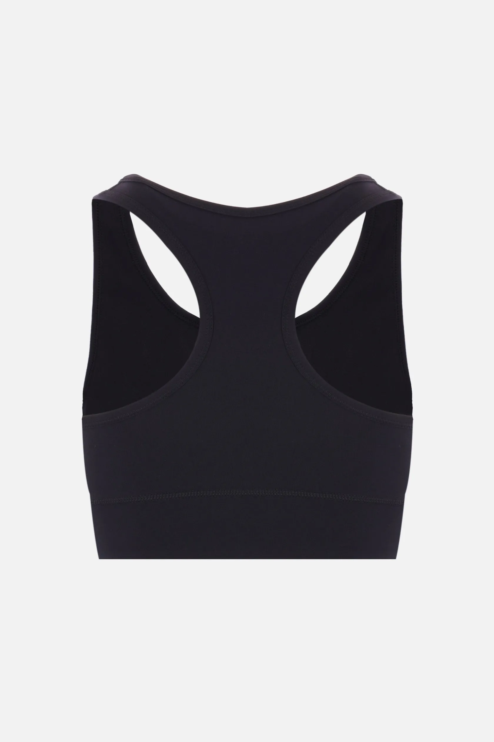 Topwear>BALENCIAGA bra sportivo Activewear in jersey stretch Nero