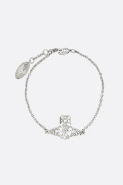 Gioielli>VIVIENNE WESTWOOD bracciale Ariella in ottone con cristalli Multicolor