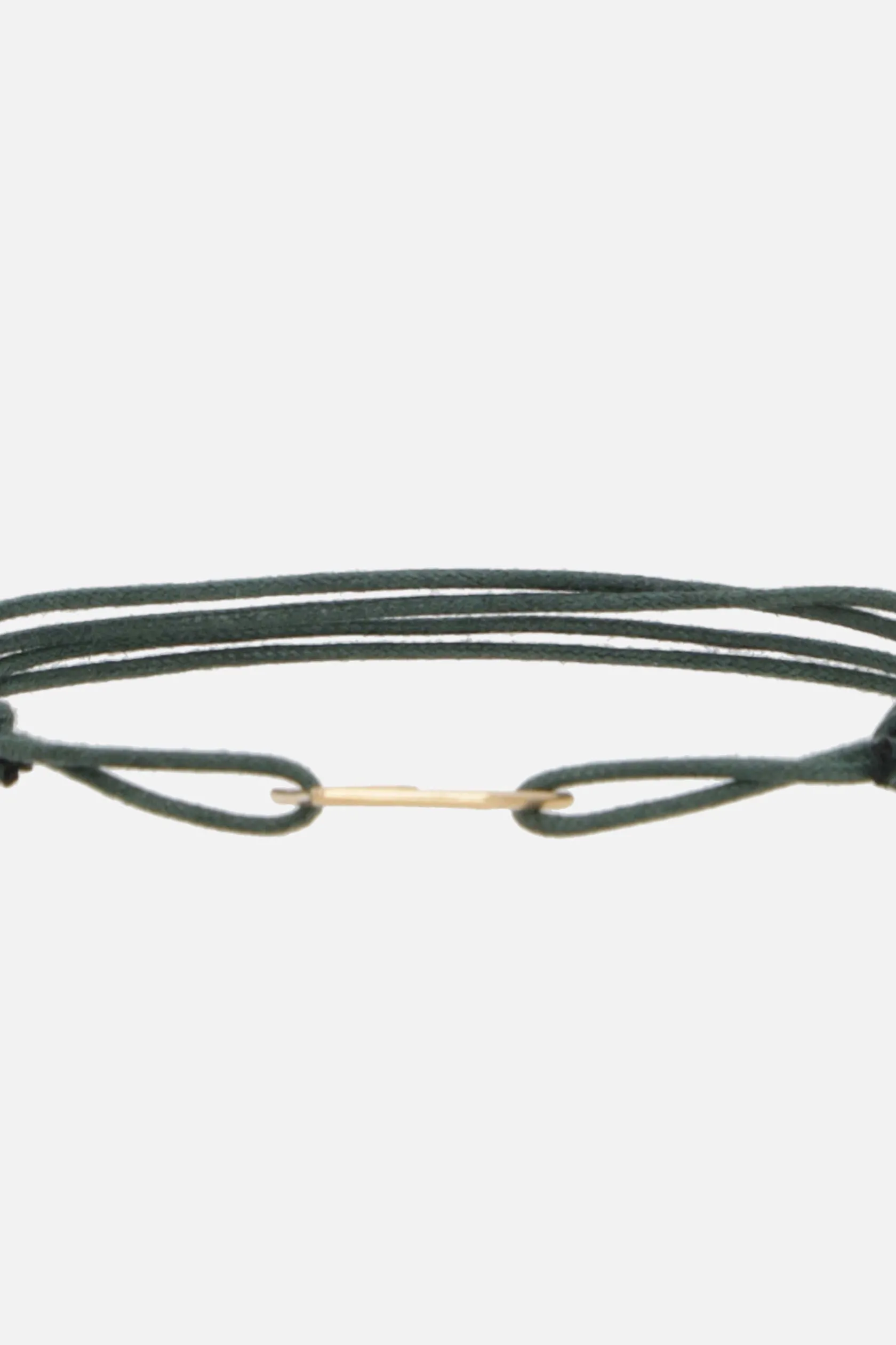 Gioielli>ALIITA bracciale Casita Pura in corda e oro giallo Verde