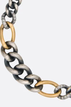 Gioielli>HUM bracciale ete Gradation Chain Nero