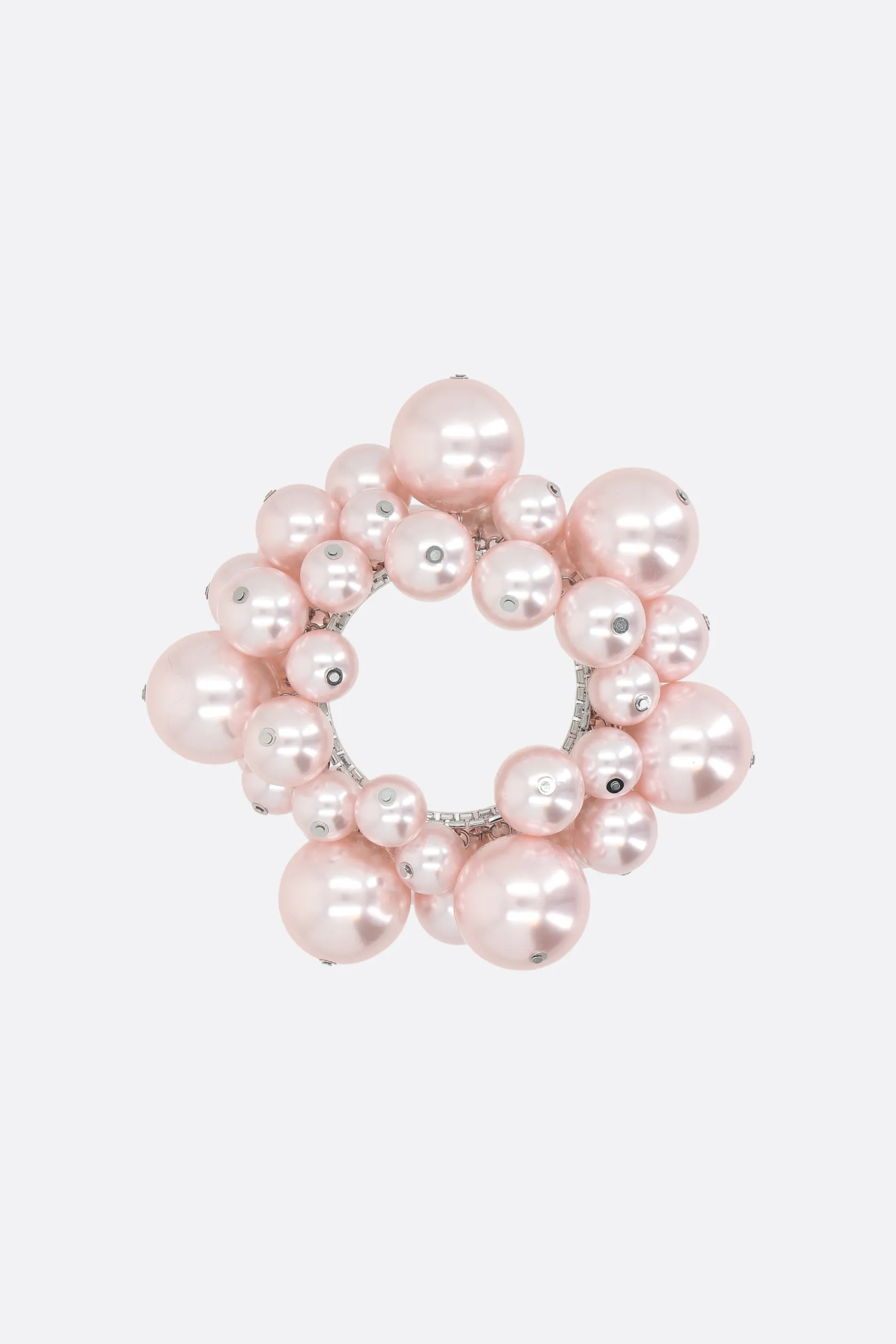 Gioielli>ALL IN bracciale in ottone con perle Rosa