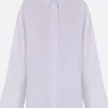 Topwear>ALBERTO BIANI camicia a kimono in popeline Bianco