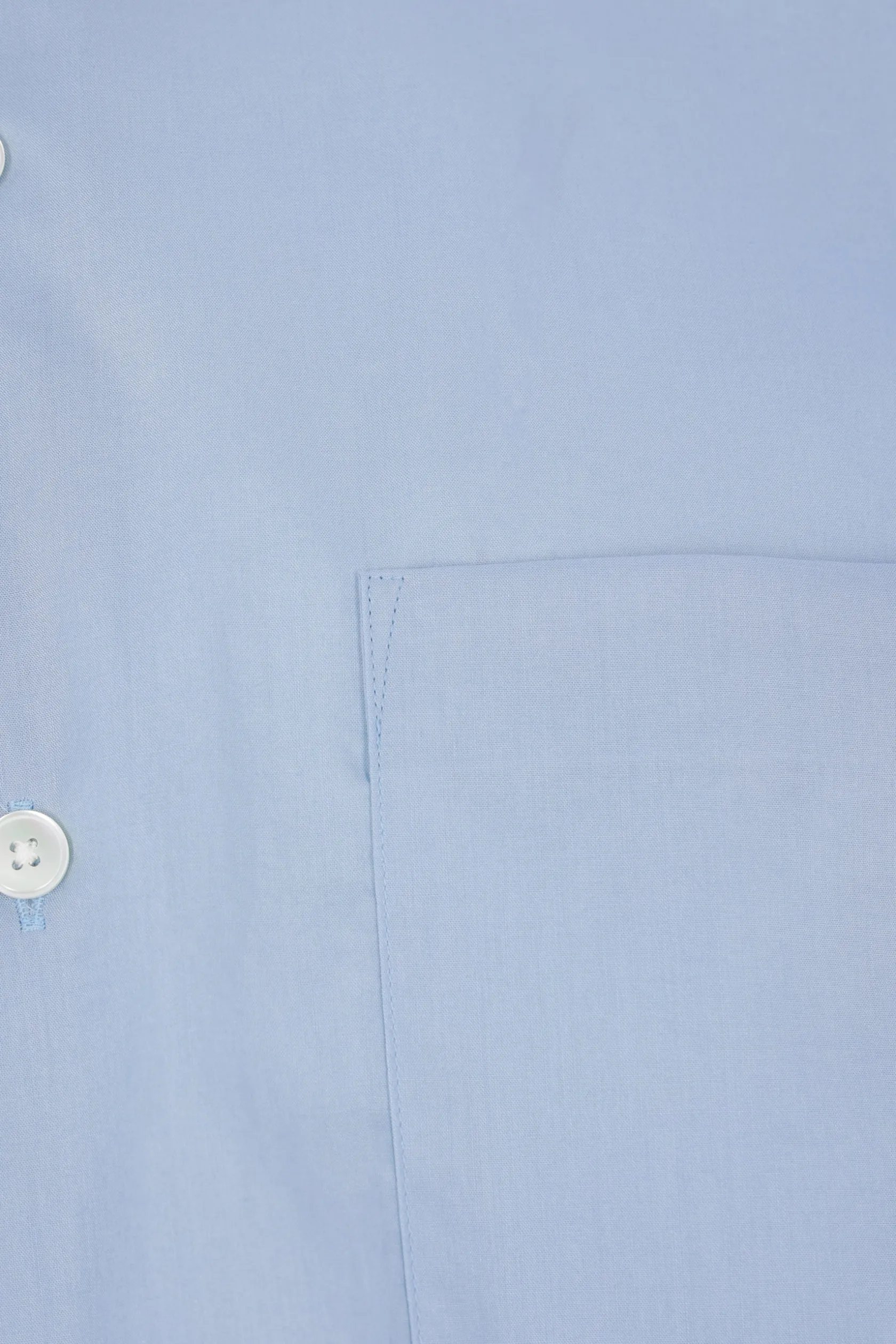 Topwear>AURALEE camicia a maniche corte in cotone Finx Blu