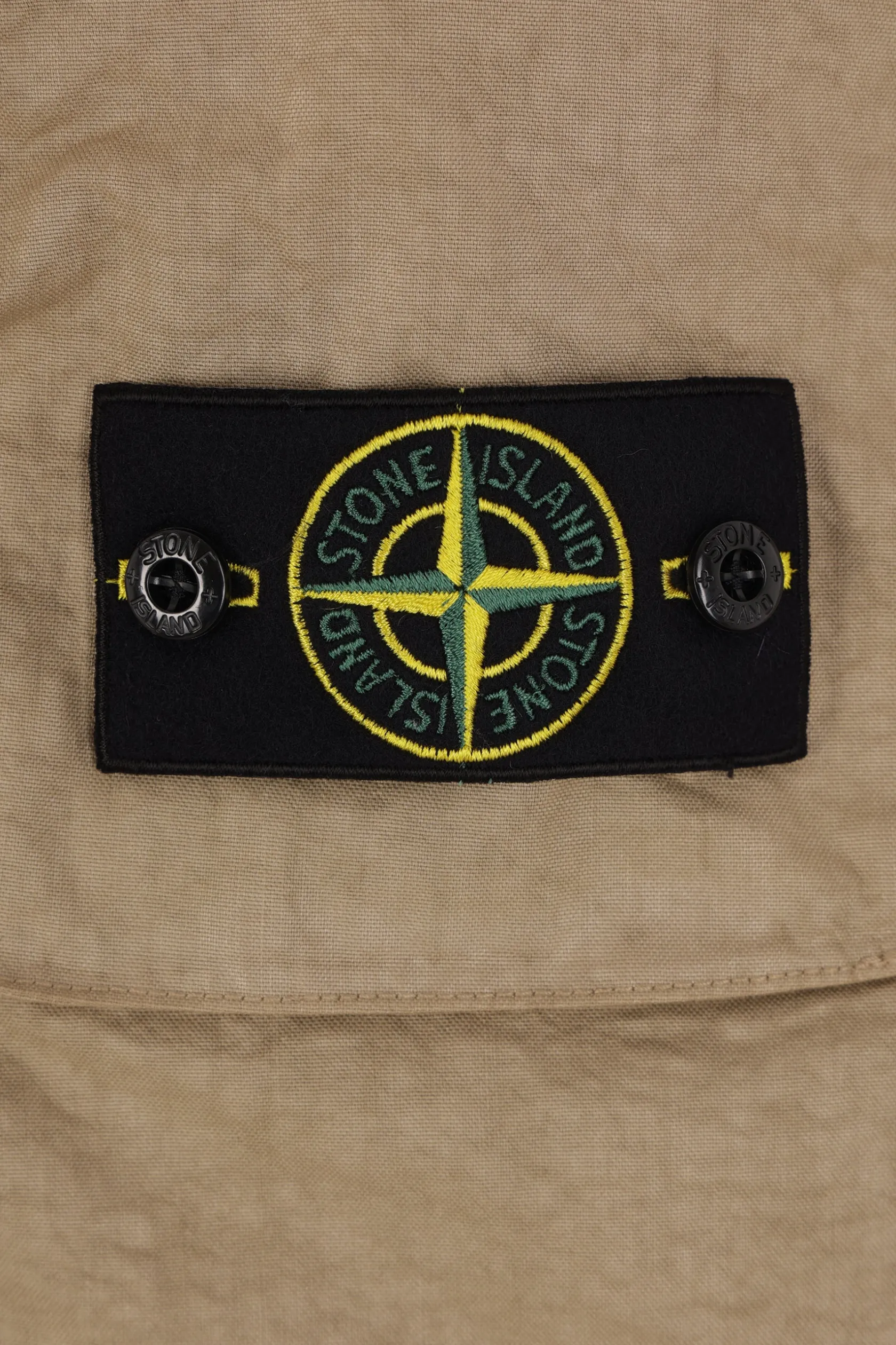 Topwear>STONE ISLAND camicia a maniche corte in nylon Marrone