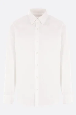 Topwear>DRIES VAN NOTEN camicia Curles in popeline Bianco
