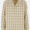Topwear>SÉFR camicia Ignacio in cotone e lino check Giallo