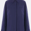 Topwear>ALBERTO BIANI camicia in canvas di cotone Blu