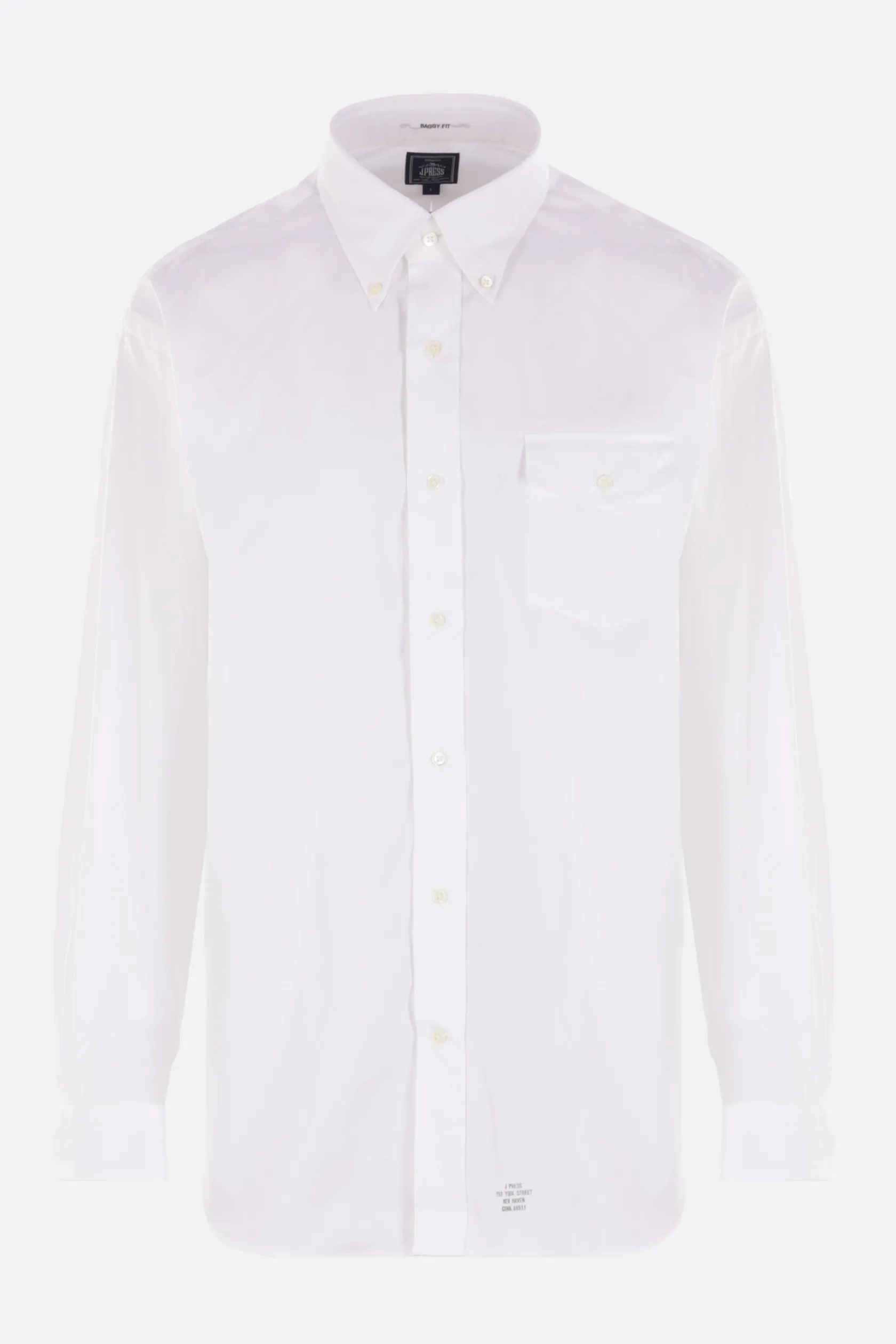 Topwear>J.PRESS camicia in cotone Oxford Bianco