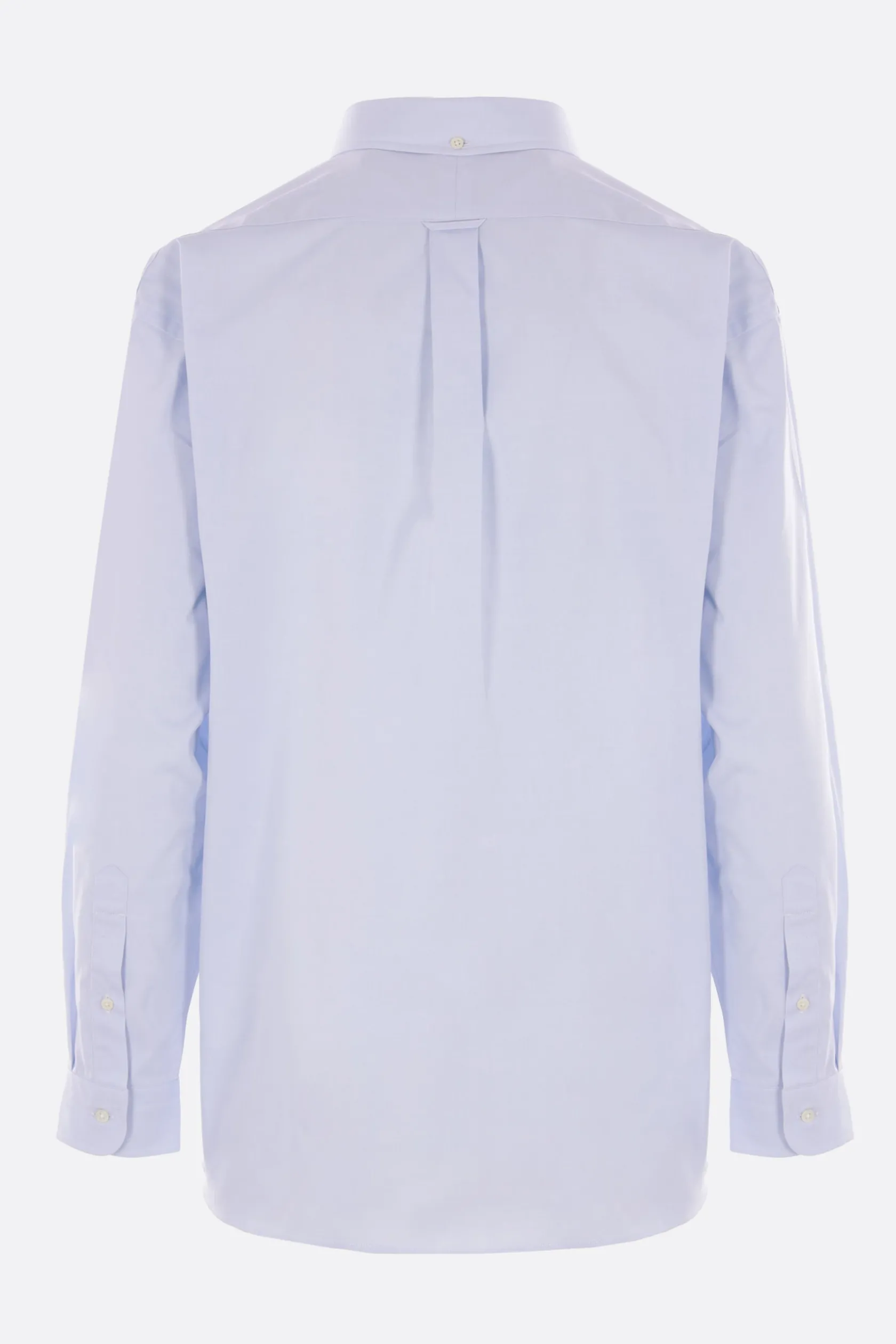 Topwear>J.PRESS camicia in cotone Oxford Blu
