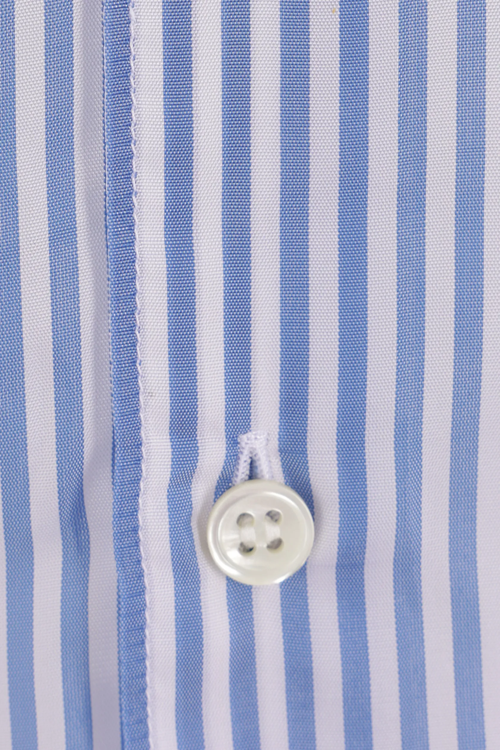 Topwear>COMME DES GARÇONS SHIRT camicia in cupro a righe Blu