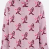 Topwear>ACNE STUDIOS camicia in lino stampato Rosa
