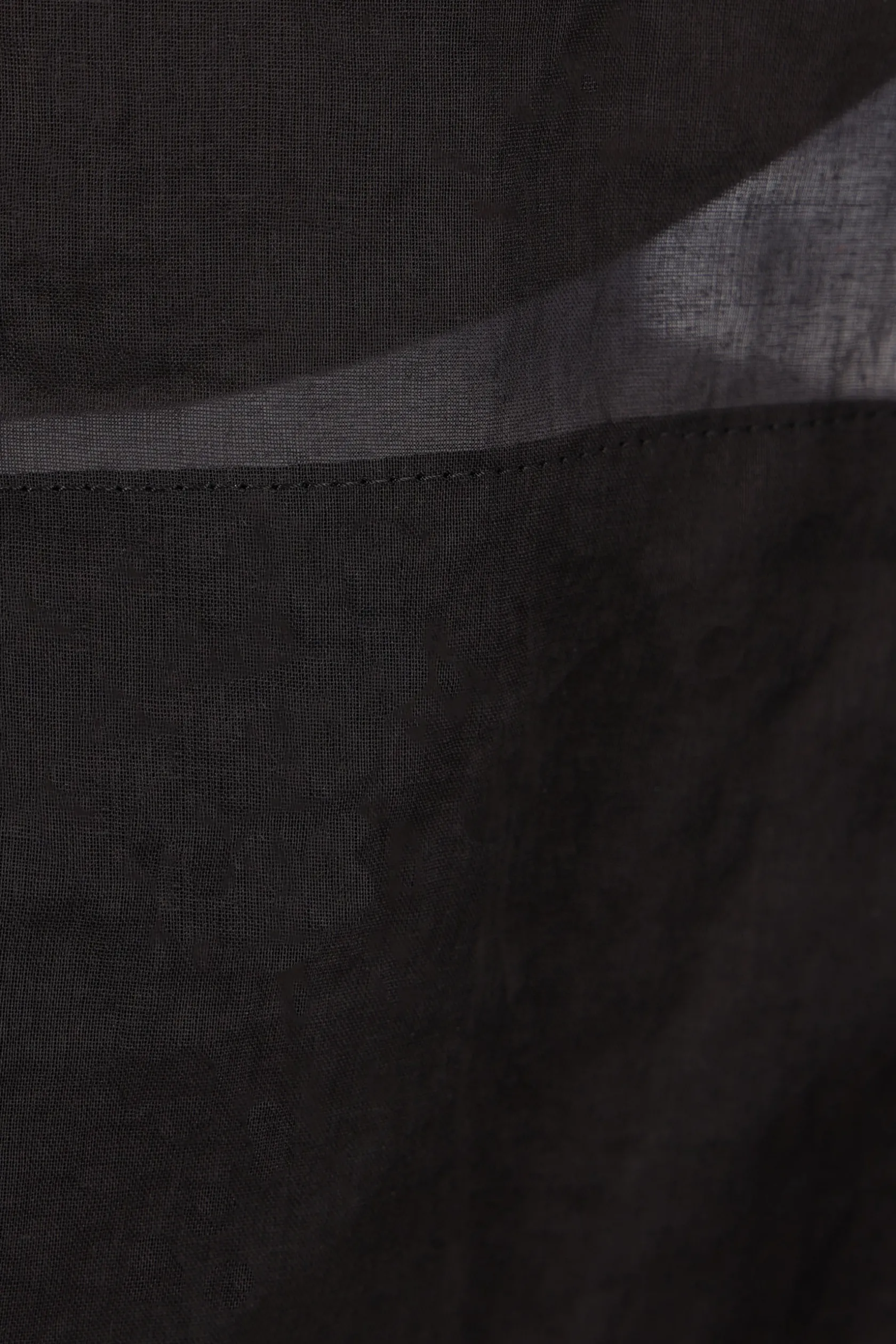 Topwear>YOHJI YAMAMOTO camicia in organza con rouches Nero