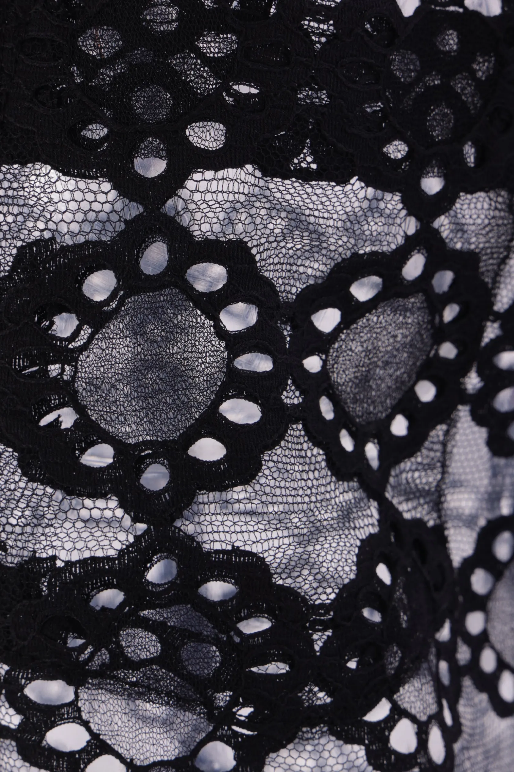 Topwear>COMME DES GARÇONS camicia in pizzo Nero