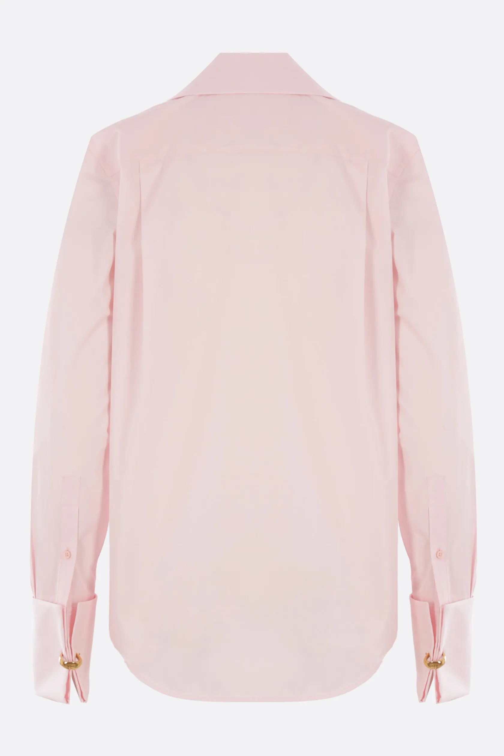 Topwear>LOEWE camicia in popeline con lavallière plissé Rosa