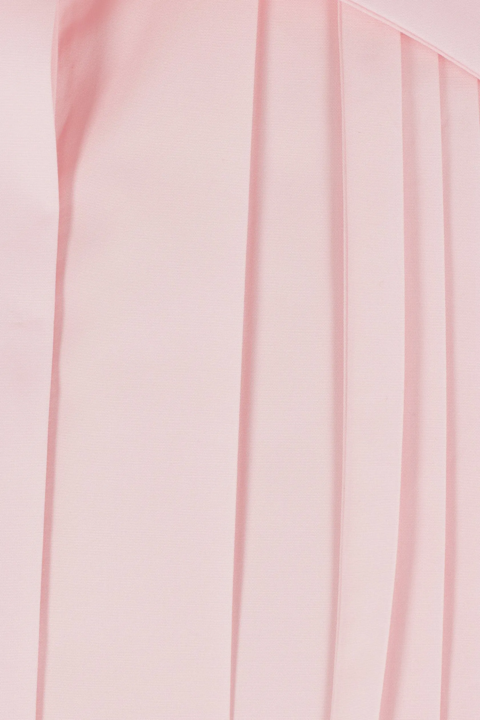 Topwear>LOEWE camicia in popeline con lavallière plissé Rosa