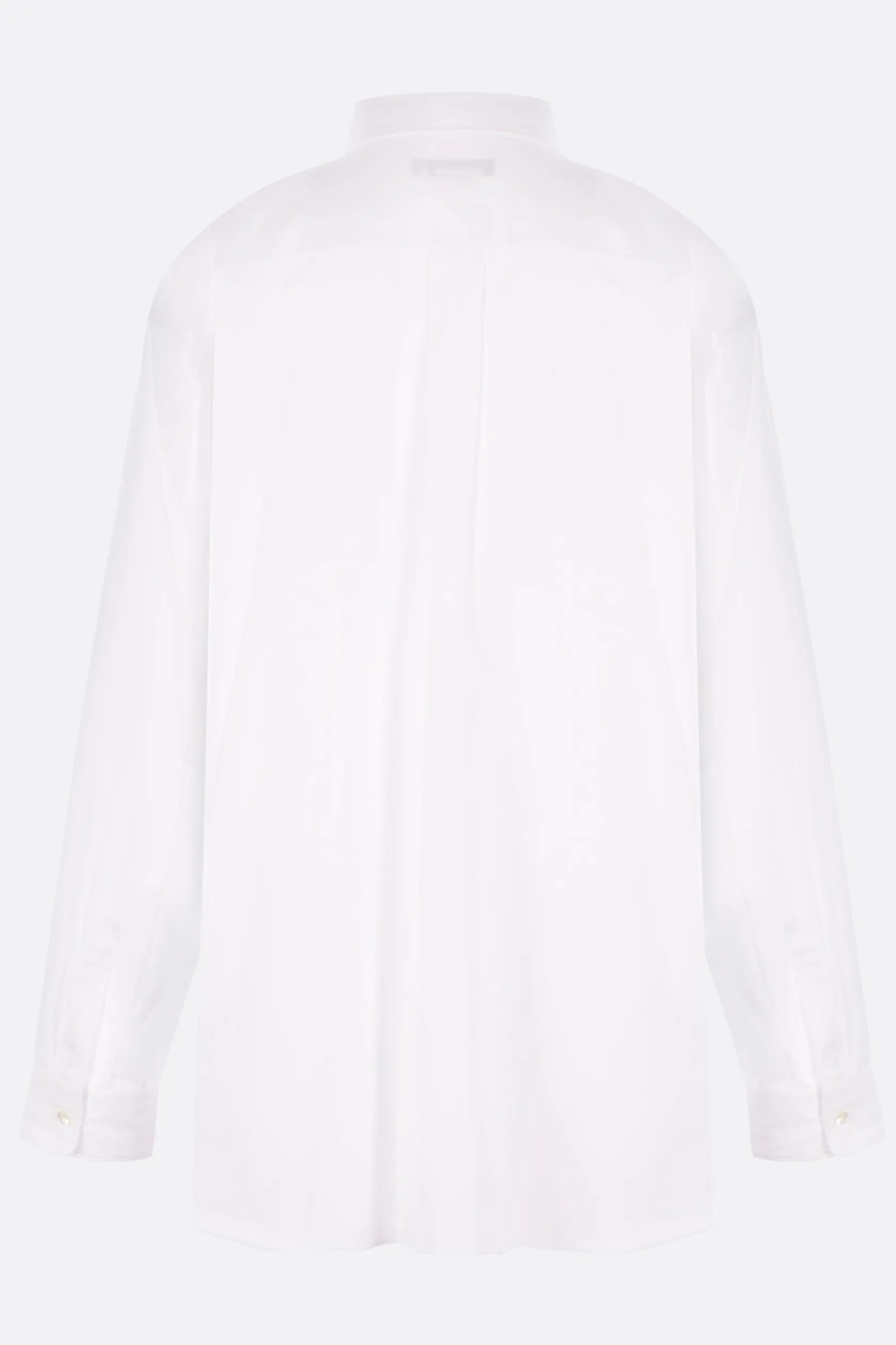 Topwear>COMME DES GARÇONS HOMME PLUS camicia in popeline e rete Bianco