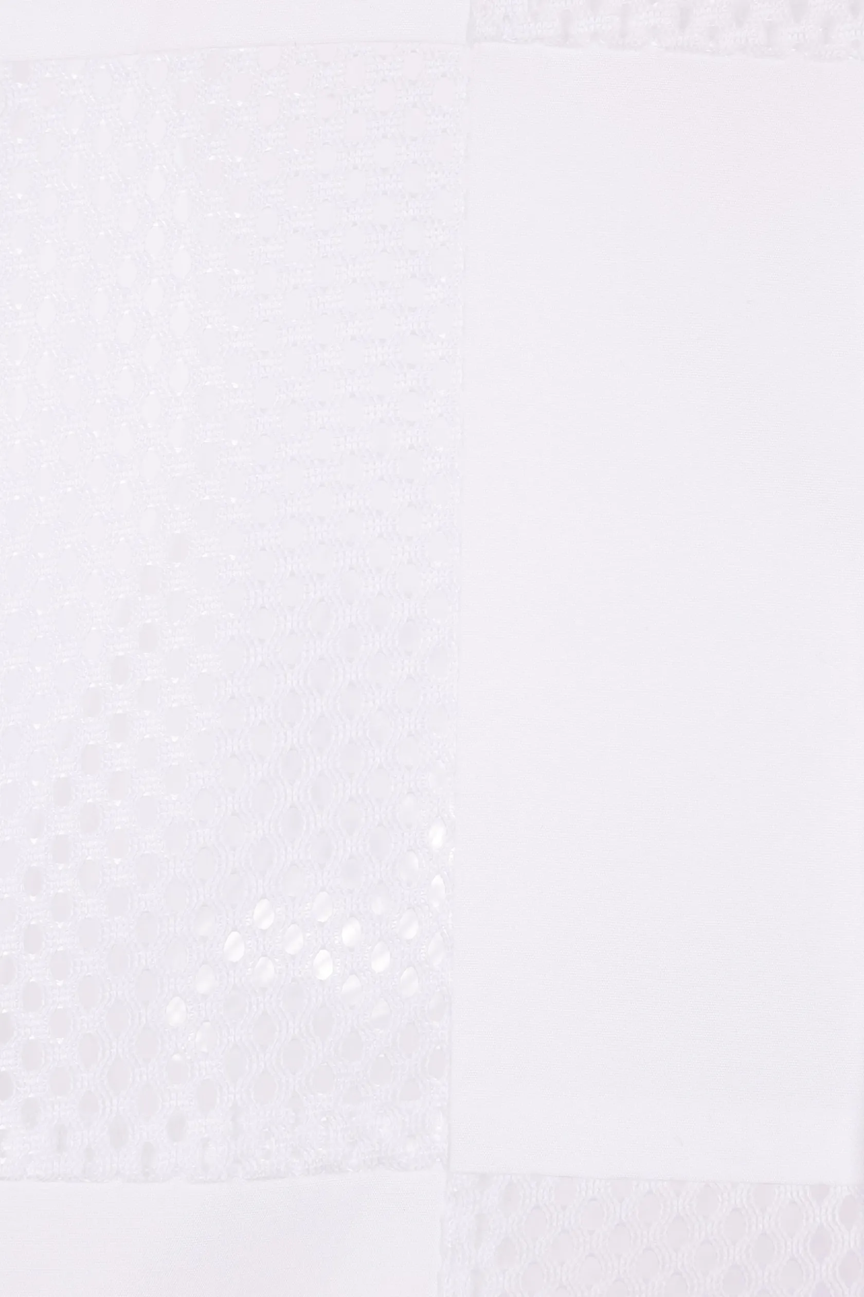 Topwear>COMME DES GARÇONS HOMME PLUS camicia in popeline e rete Bianco