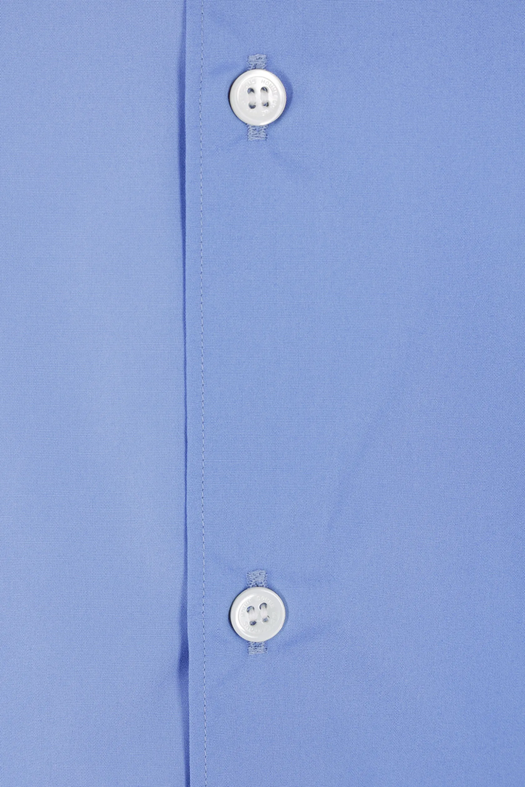 Topwear>COMME DES GARÇONS HOMME camicia in popeline ricamo logo Blu