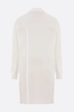 Topwear>YOHJI YAMAMOTO camicia in rayon con spacchi Bianco