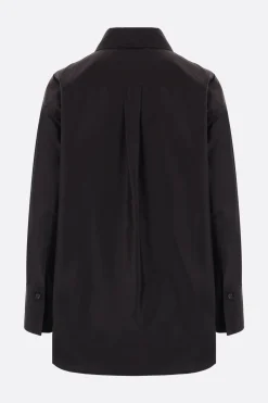 Topwear>ALBERTO BIANI camicia in taffetà Nero