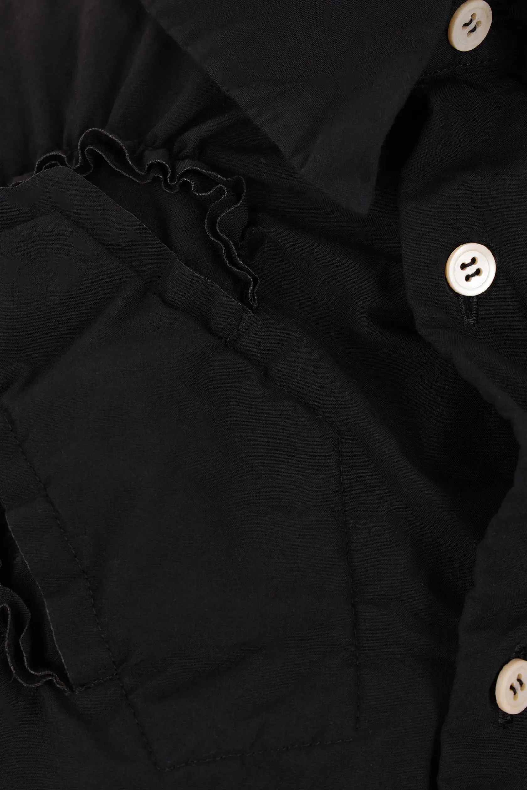 Topwear>COMME DES GARÇONS camicia in tessuto tecnico Nero